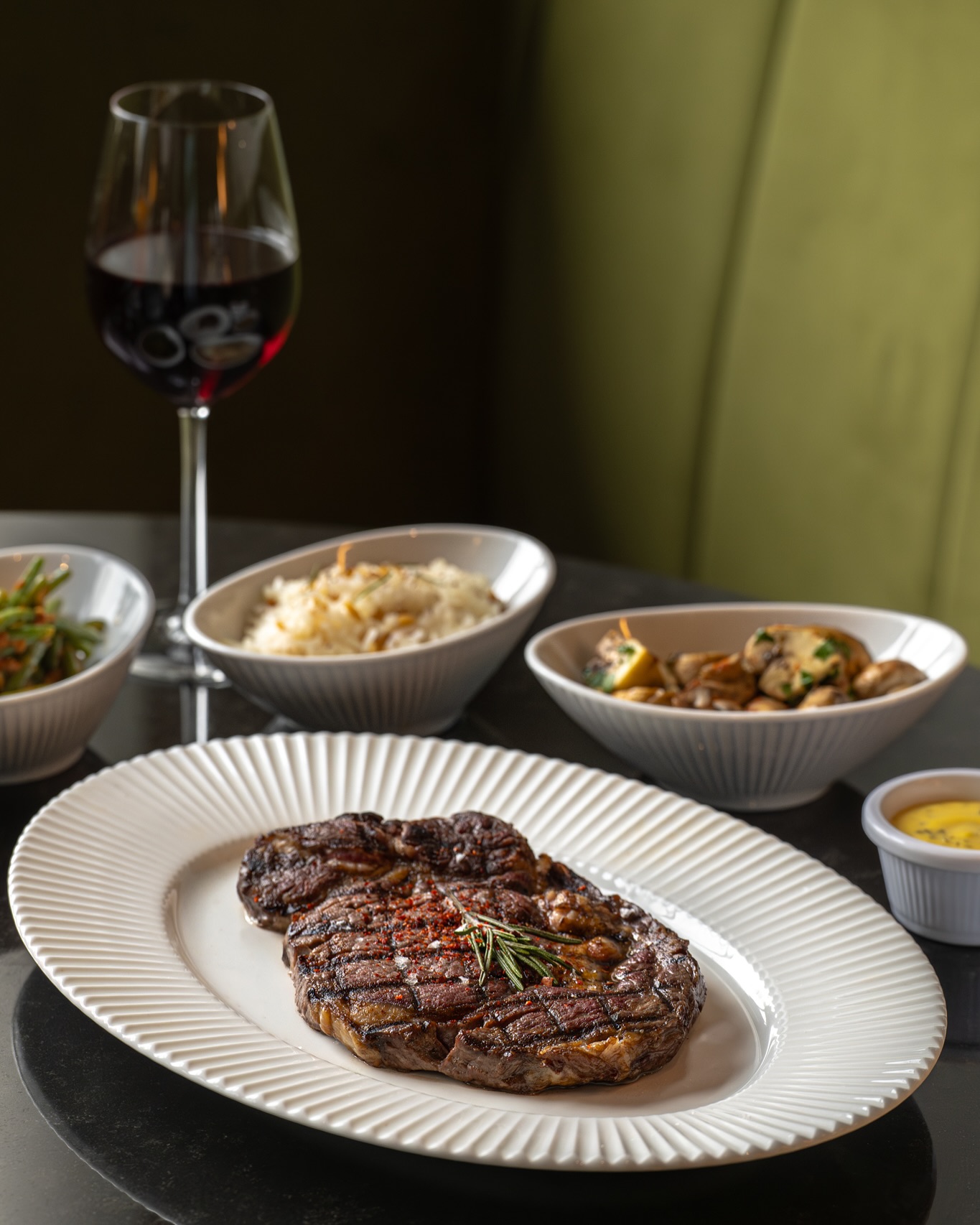 Entrecôte garnitures